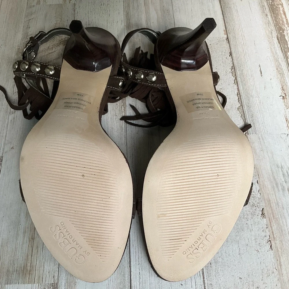 GUESS by Marciana Galiena Fringe Heel Sandals - Picture 10 of 11